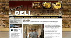 Desktop Screenshot of downtowndelicafe.com